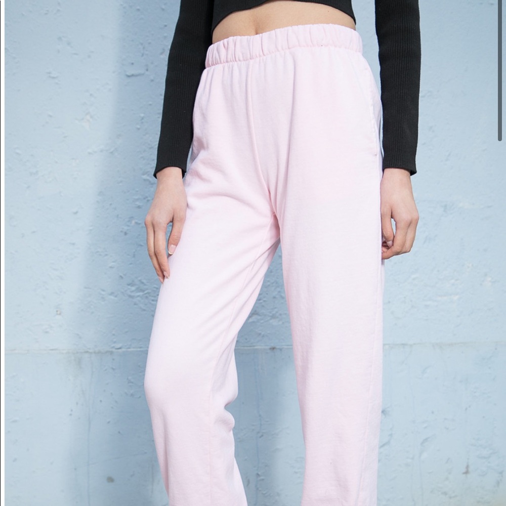 Brandy Melville Rosa Sweatpants (pink)